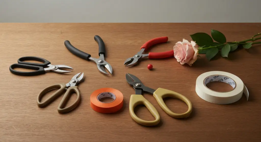 bloemschikken materialen