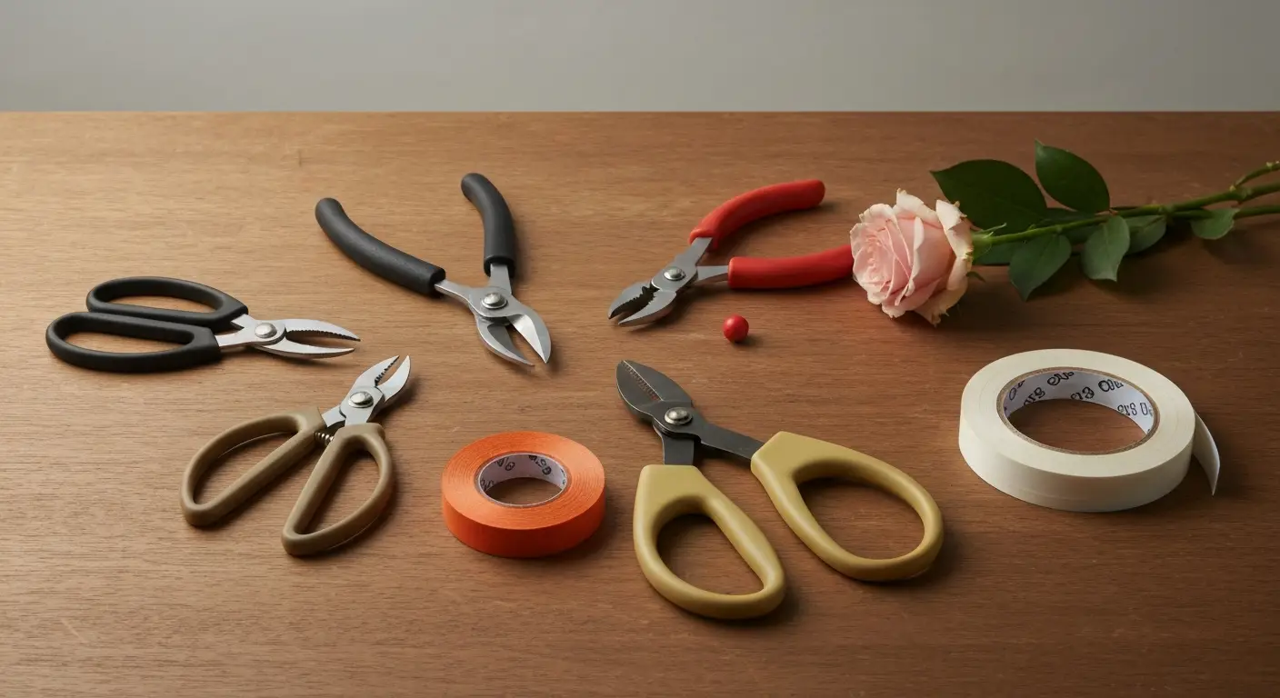 bloemschikken materialen
